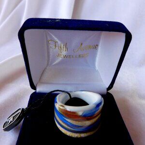 Ladies Venetiaurum Murano Glass Ring